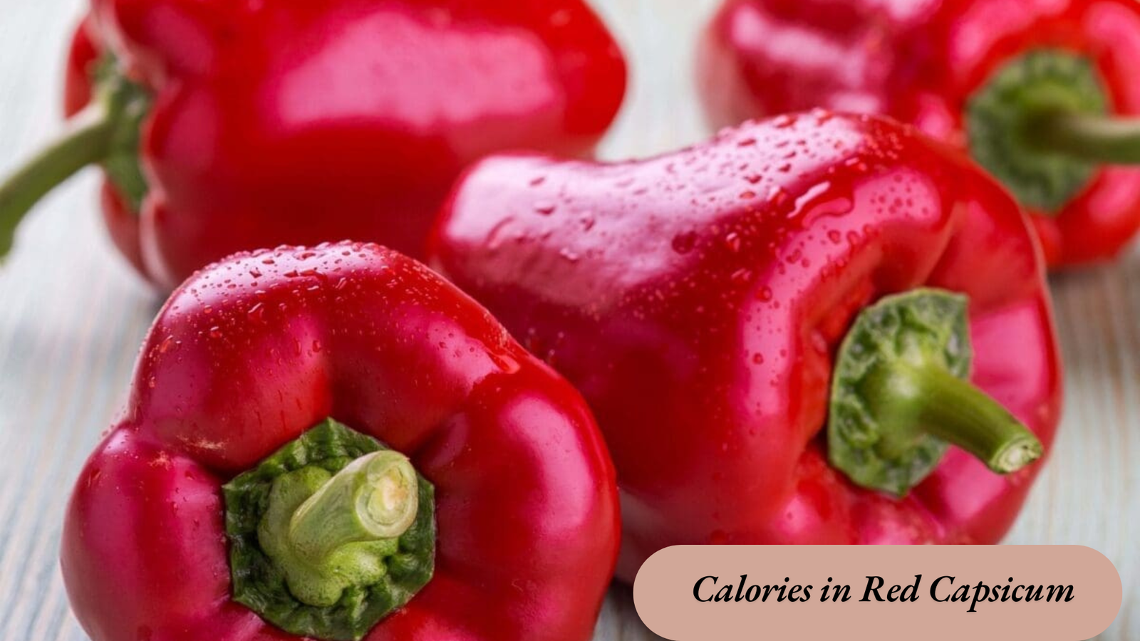 Calories in Red Capsicum
