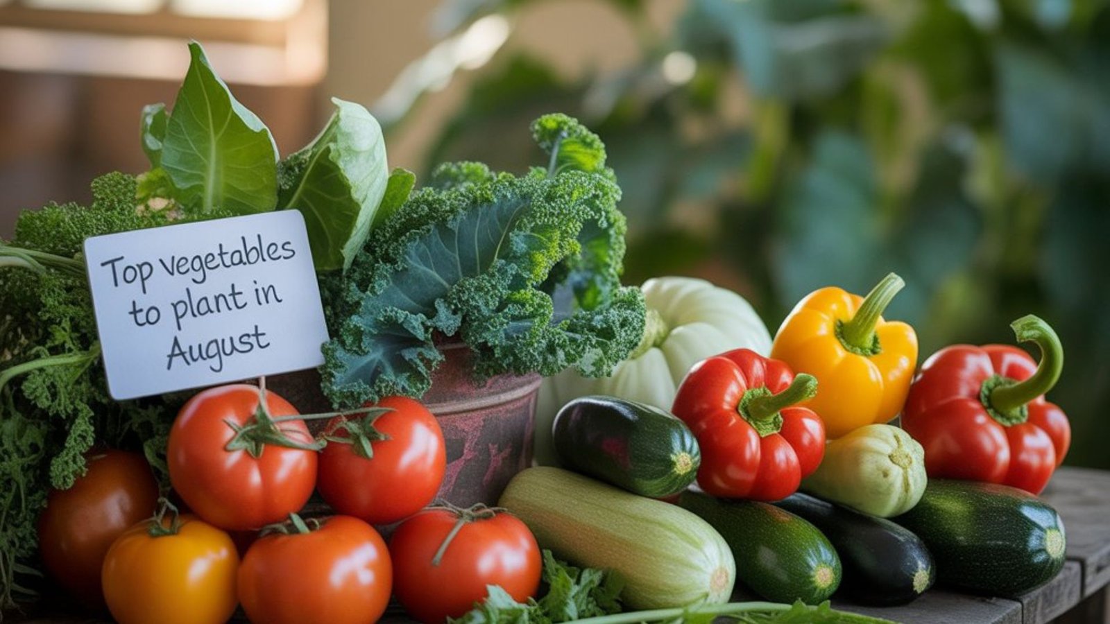 vegetables to plant in august
