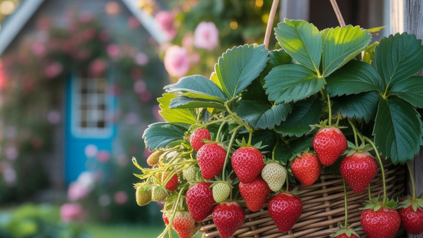strawberry hanging basket 