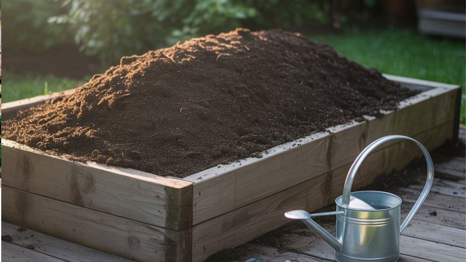 how to fill a raised garden bed