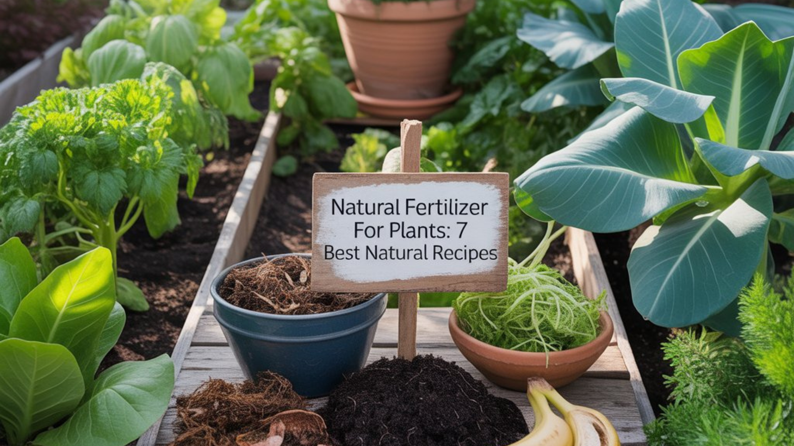 Natural Fertilizer for Plants: 7 Best Natural Recipes