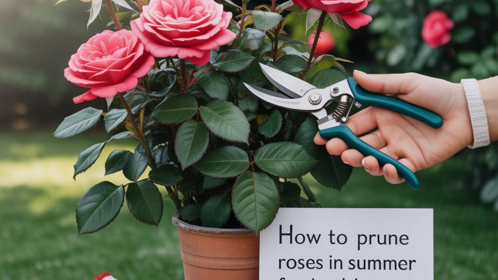 How to Prune Roses in Summer for Healthier Blooms 🌸