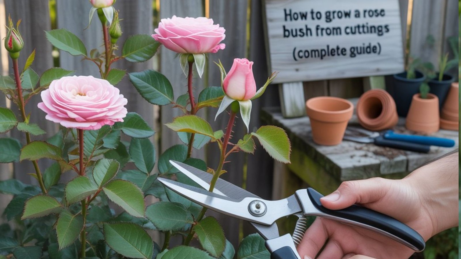 How to Grow a Rose Bush from Cuttings (Complete Guide) How to Grow a Rose Bush from Cuttings (Complete Guide)