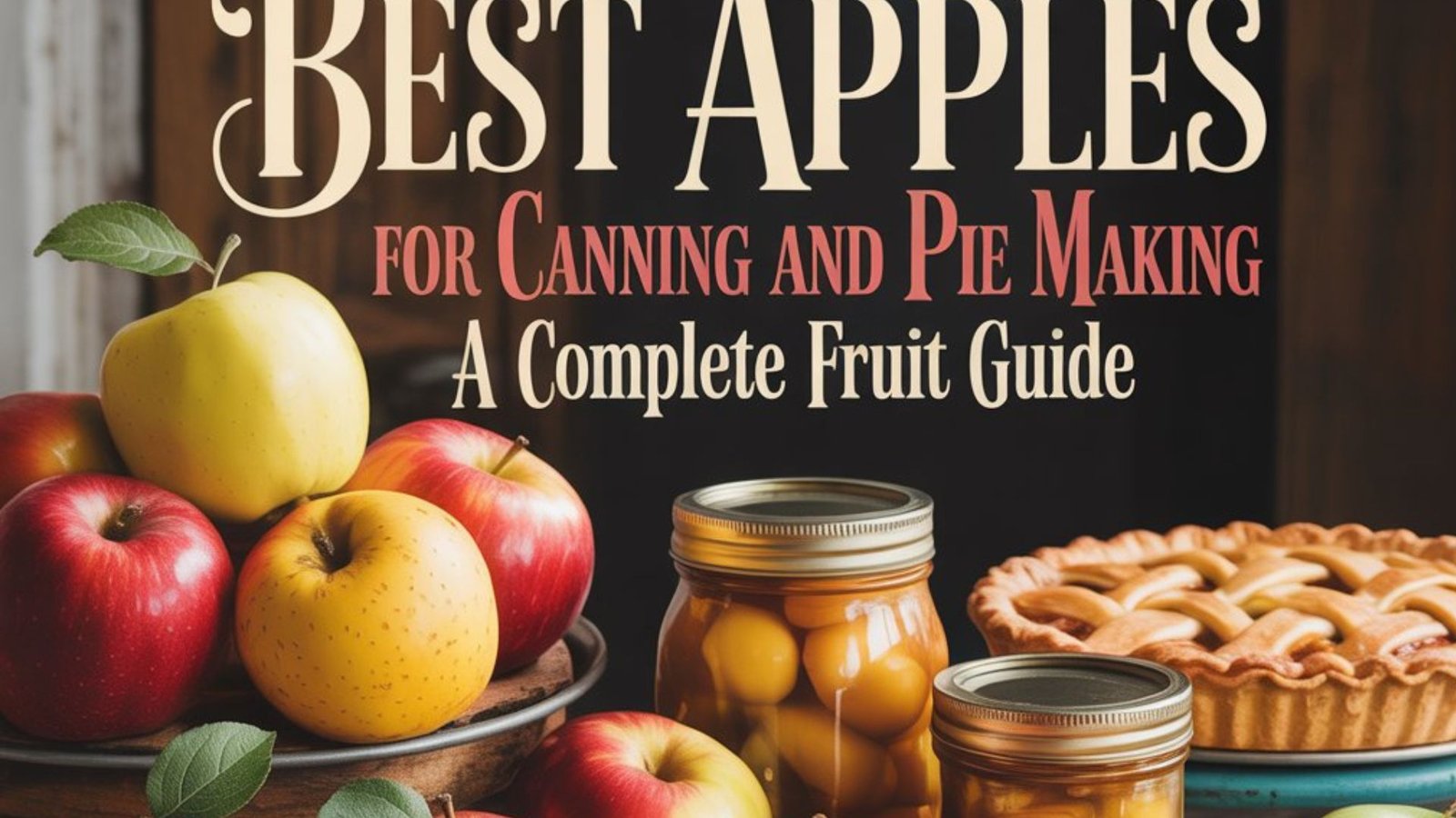 Best Apples for Canning and Pie Making: A Complete Fruit Guide