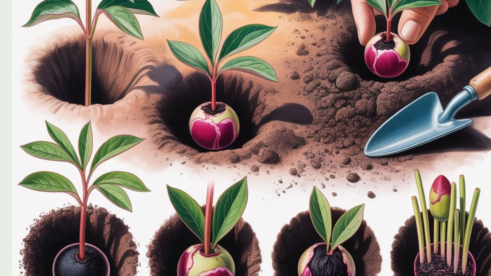 peony seeds planting