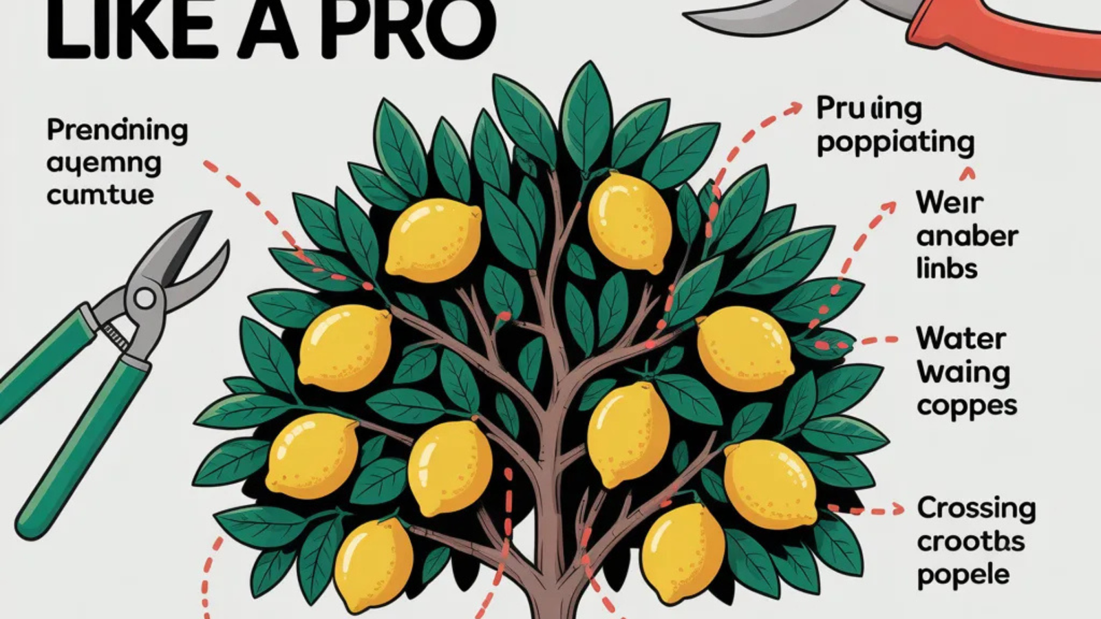 Tools and Safety Tips for Pruning Lemon Trees