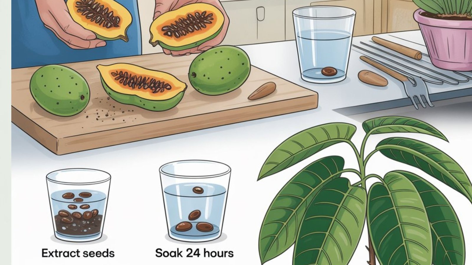 How to Grow Pawpaw from Seed at Home Easily 