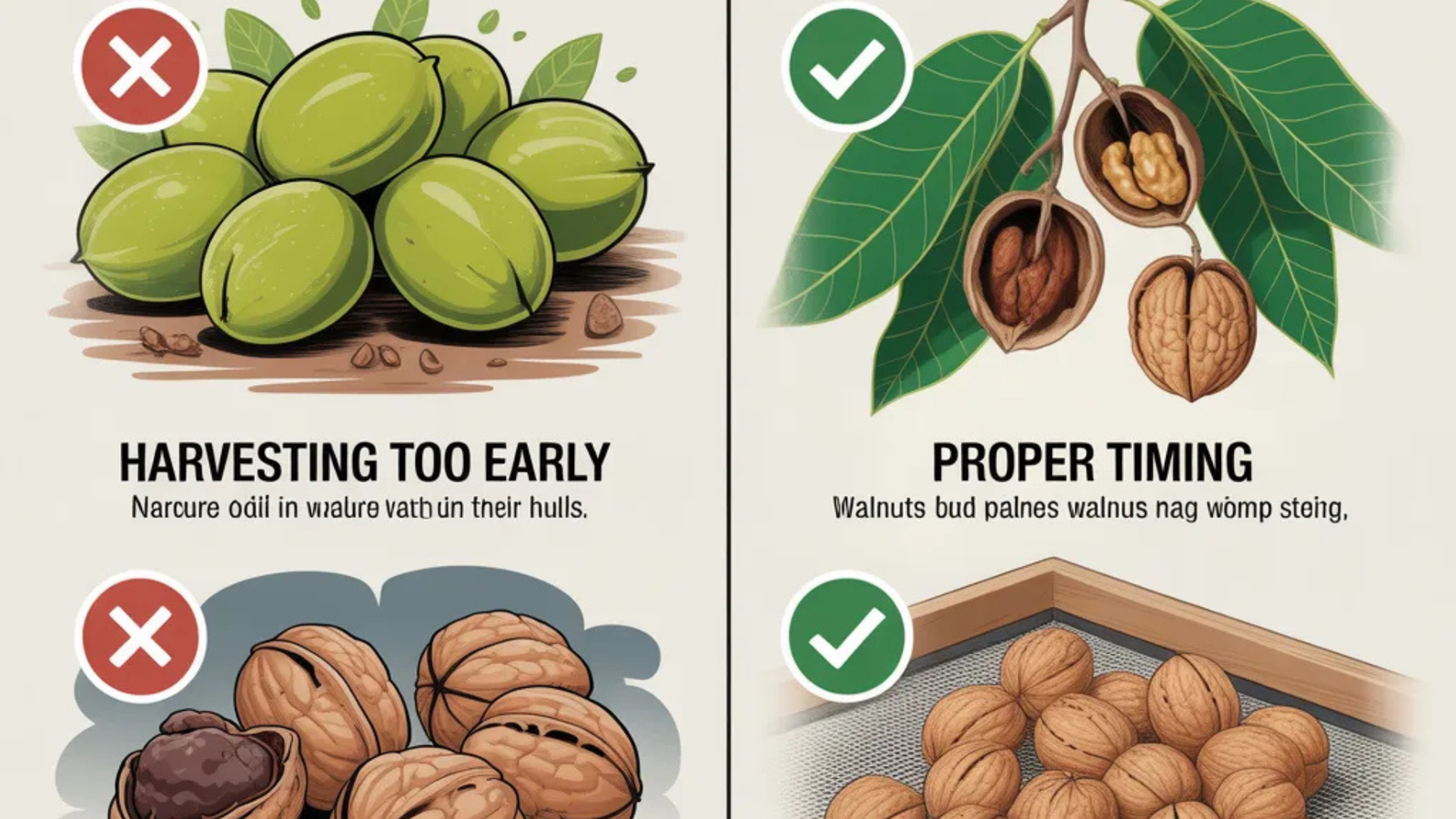 Walnut Tree Harvest Process: A Simple Guide for First-Time Growers