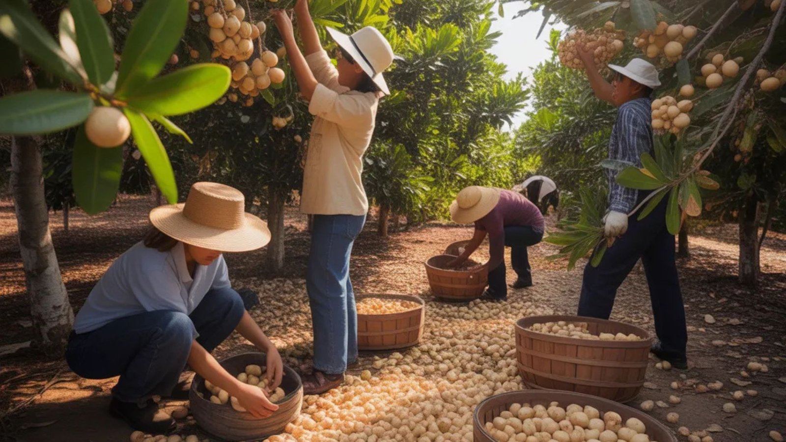 Picking Macadamia Nuts | Amazing Harvest