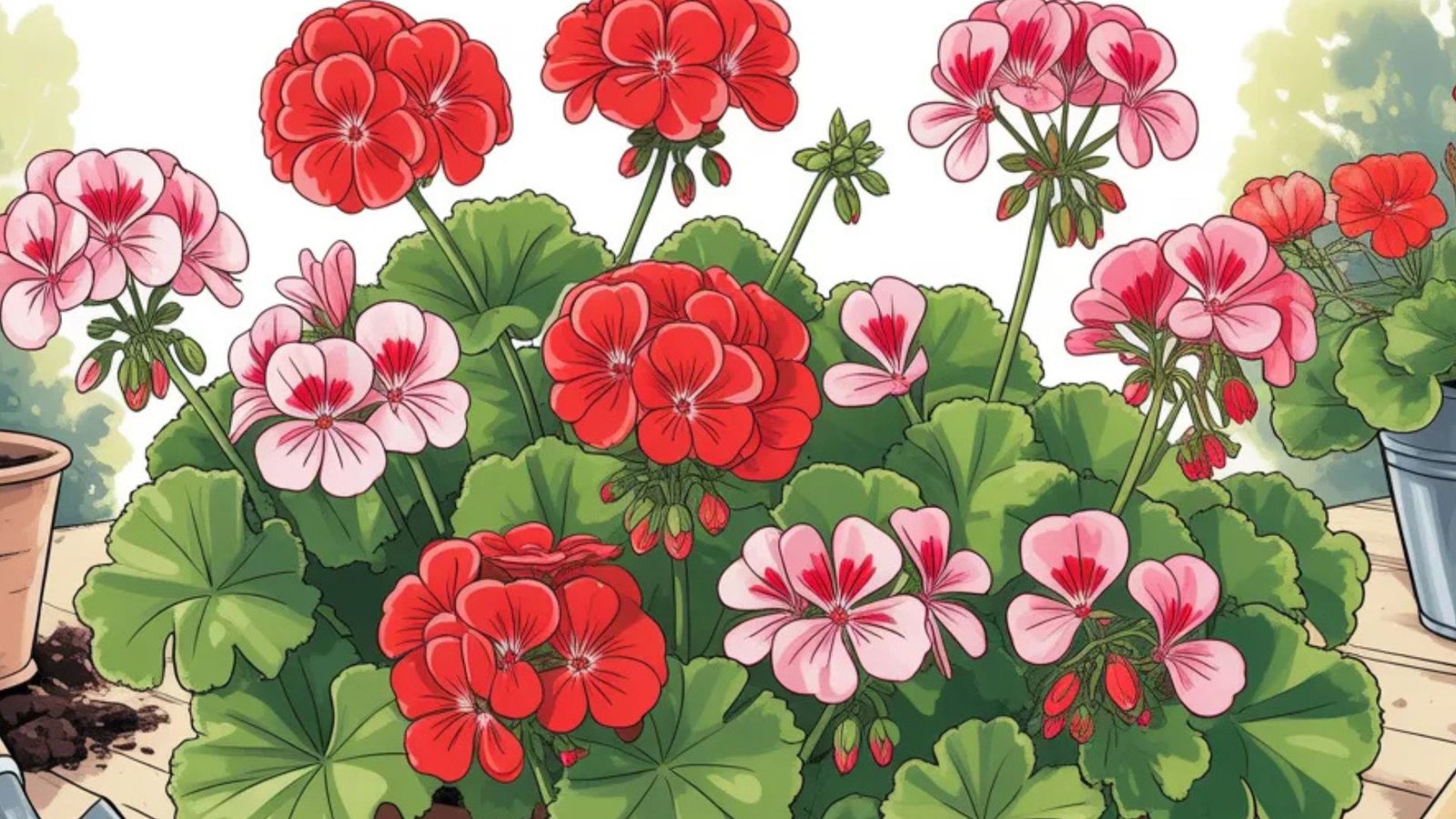 how to grow geraniums
