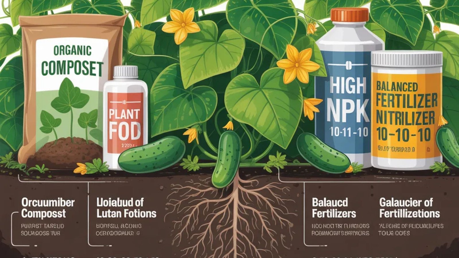 Types of Fertilizers for Cucumbers